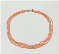 Collana Stocco Gioielli Donna in Corallo EQT - EQT